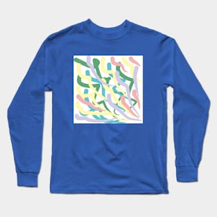 abstract line of brush Long Sleeve T-Shirt